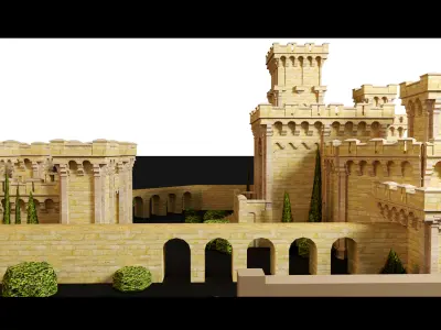 Old Castle- 3d Model