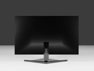 Monitor Free low-poly 3D model