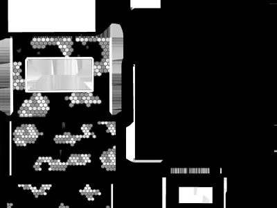 Gamerroom light with frame Free 3D model