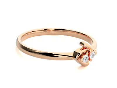 Women ring 3D print model 68