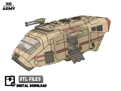 Star Wars A-A5 Speeder truck for SW legion 3D Print STL files  3D print model