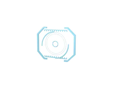 UHD High-tech Graphical Interface v2 001 Low-poly 3D model