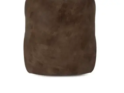 Modern Curved Swivel Armchair 3D model