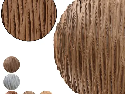 Art Wood 08 - Curve Wood-Seamless Texture