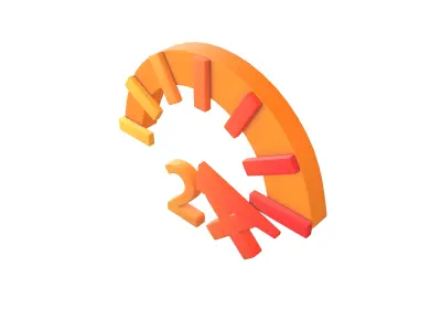 Speed 2 Symbol v1 003 Low-poly 3D model