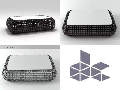 Matilda Coffee Table 3D model