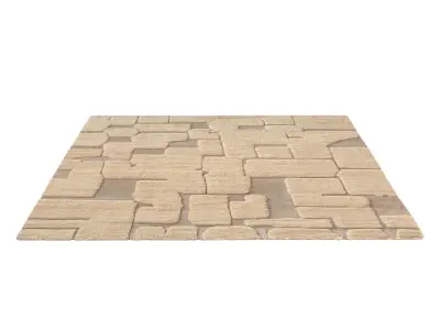 ILYAS WOOL RUG B 3D model