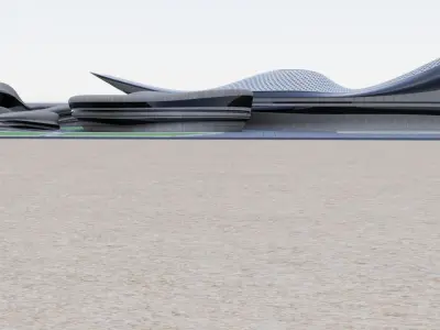 Organic buildings 3D model purchase