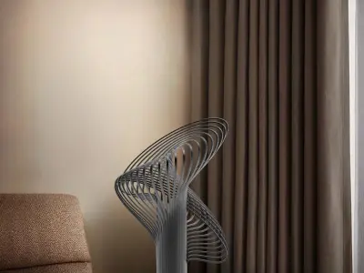 Table Lamp 3D print model 5