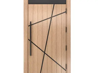 Stix Ii Door Low-poly 3D model