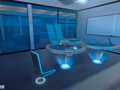 Metaverse - Workroom 3D model