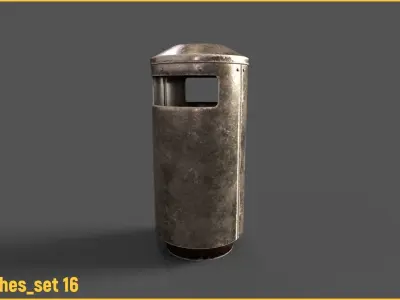 AC Trashes Low-poly 3D model