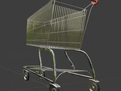 Shopping Cart 3D model
