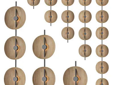 Mito Wall lamp by Radilum 3D model