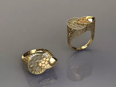 turtorial ring 3D print model