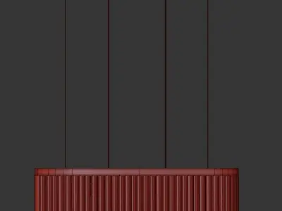 Wave Pendant 3D model