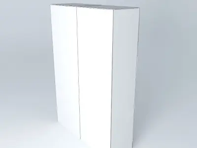 Closet with 8 doors Free 3D model