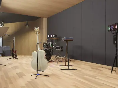 Stage for performances 3D model