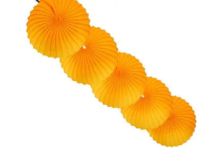 Outdoor Paper Hanging Lanterns 3D model