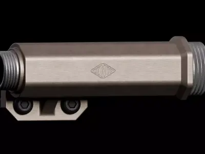 REPTILIA TORCH 18650 M-LOK LIGHT BODY Free low-poly 3D model