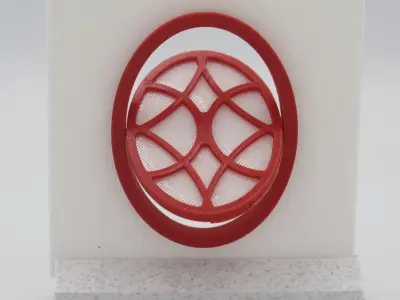 Functional Elipse window style 2  3D print model