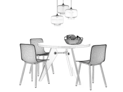 Dining Set 115 3D model