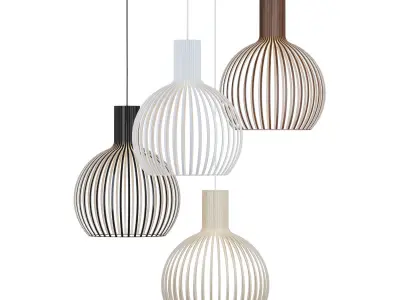 Octo Small 4241 pendant 3D model