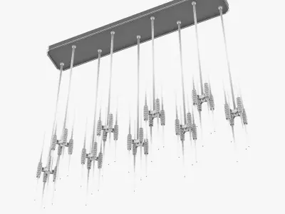 Holly hunt four seasons chandelier 3D model