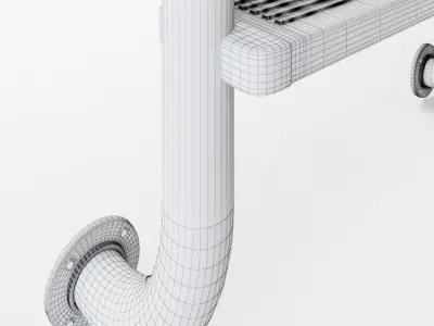 POOL LADDER 3D model