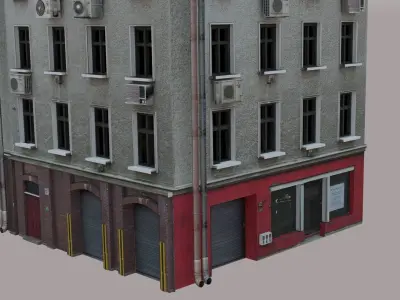 Apartment Building  Free 3D model
