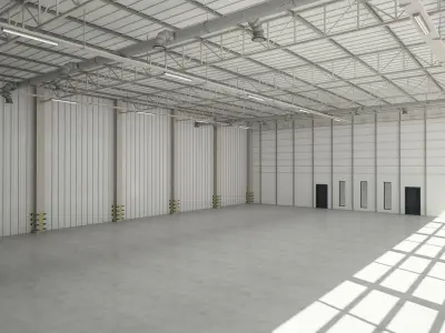 Warehouse Interior 3D model