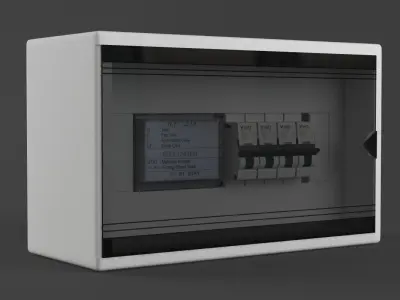 Fuse Box Low-poly 3D model