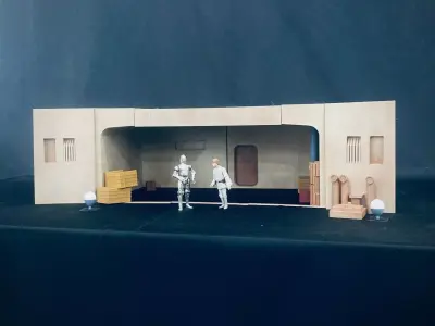 Docking Bay 94 Main Diorama 3D print model