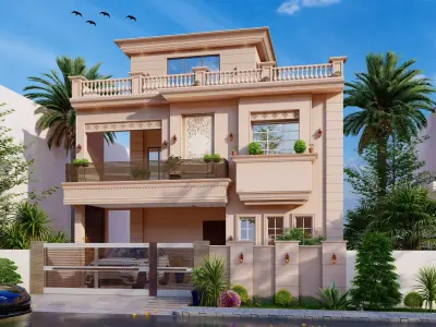 Front Elevation  3D model
