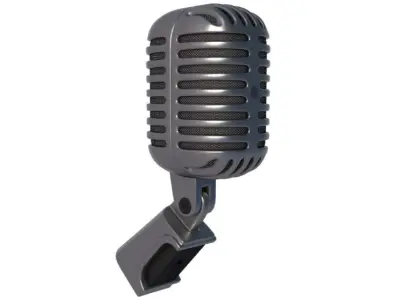 Microphone 3D model