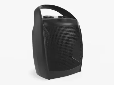 Portable electric heater 3D model