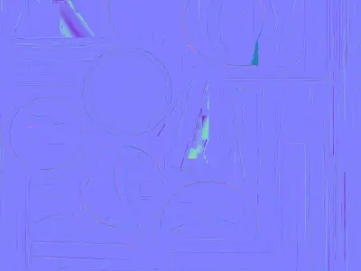 Cyberpunk Industrial Bin 3D Model SciFi Street Prop Low-poly 3D model