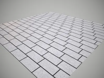 Gray brick wall pbr mateial Texture