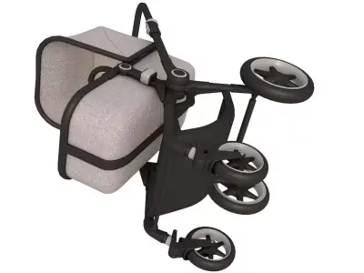 Baby Strollers Collection 3D model