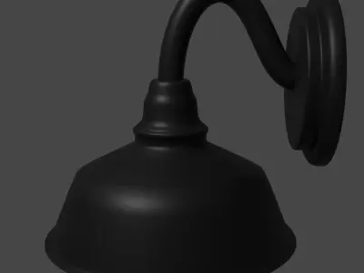 Wall Light 3D model order