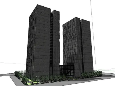 vacation spot-Resort-Fashion Leisure Hotel-0141 3D model