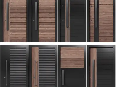 ENTRANCE DOOR COLLECTION NO6 A 3D model