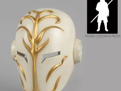 Jedi Temple Guard Mask STL Bundle  3D print model