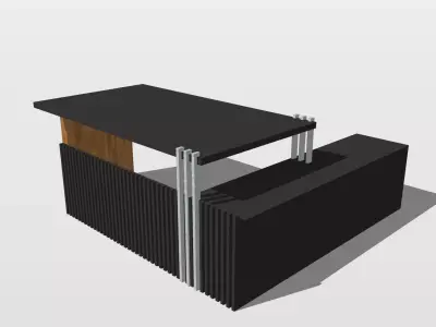 Office Desk 3d model 3D model