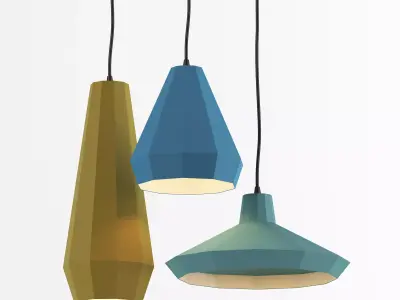 Hanging Lamps Adhil by Romatti  3D model