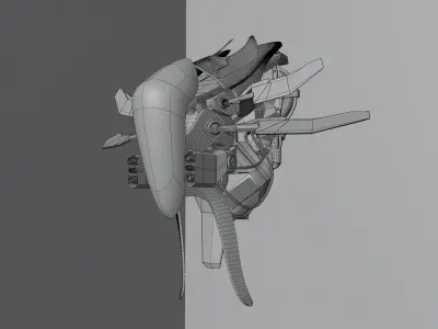 Robo Mini Low-poly 3D model