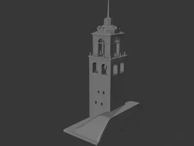 Pskov Bell Tower for 3D Printing 3D print model
