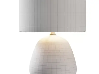 Keramik Tischlampe Eileen 3D model