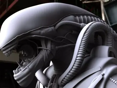 Xenomorph alien 3D model