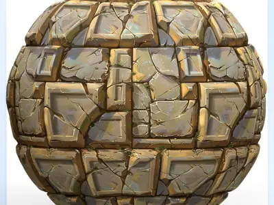 Stylized Wall Seamless Texture Texture 18